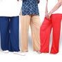 Daily Wear Comfort Free-Size Palazzos ? Pack of 3 (3WP)